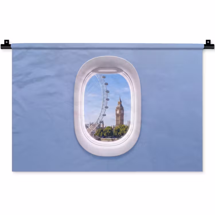 Wandkleed - Reuzenrad - Toren - Stad — 1