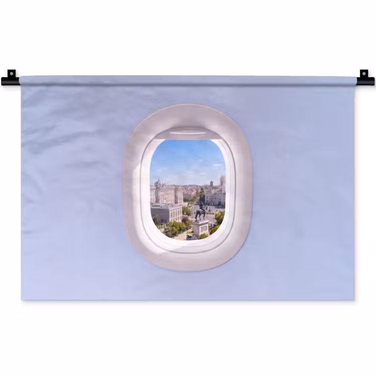 Wandkleed - Stad - Uitzicht - Reizen — 1