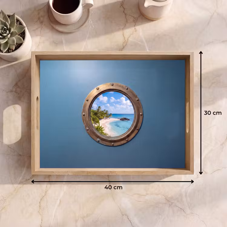 Dienblad - Patrijspoort - Strand - Zee — 9