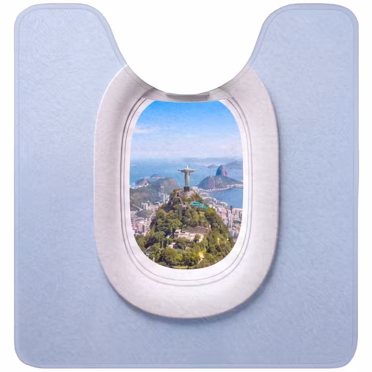 WC Mat - Standbeeld - Rio - Uitzicht — 1