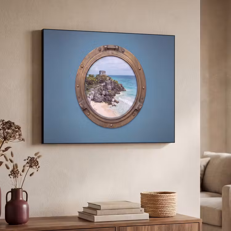 Art frame - Gebouw - Strand - Zee — 7