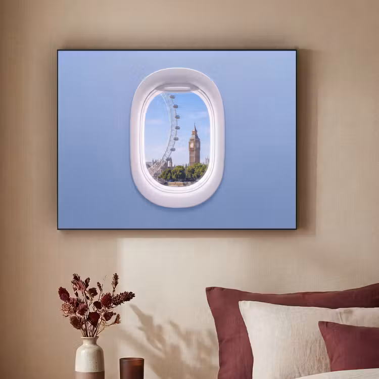 Art frame - Reuzenrad - Toren - Stad — 3