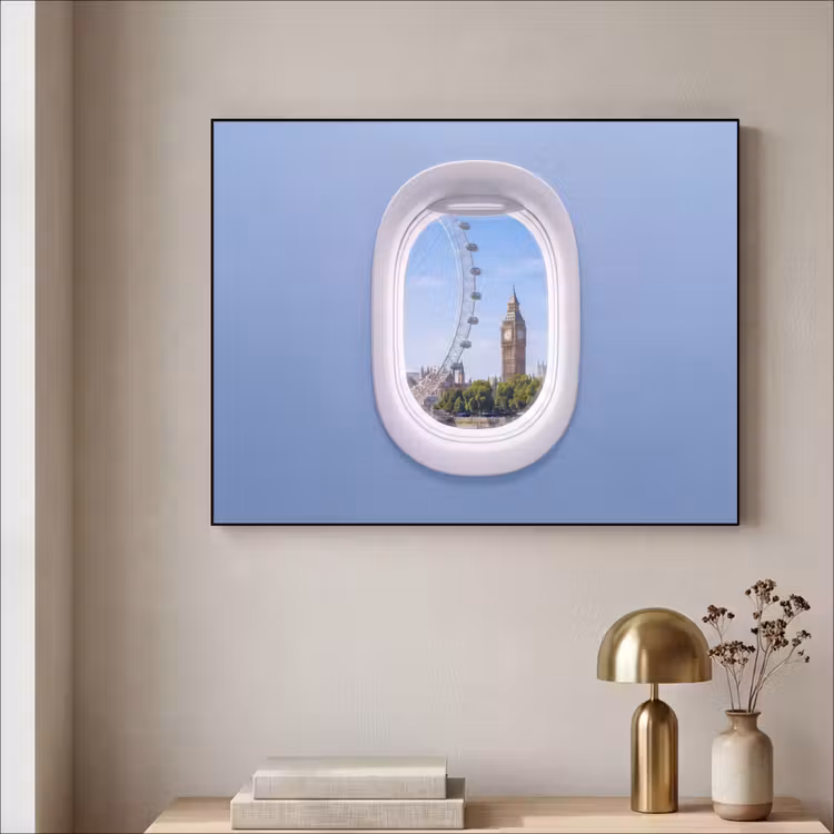 Art frame - Reuzenrad - Toren - Stad — 5