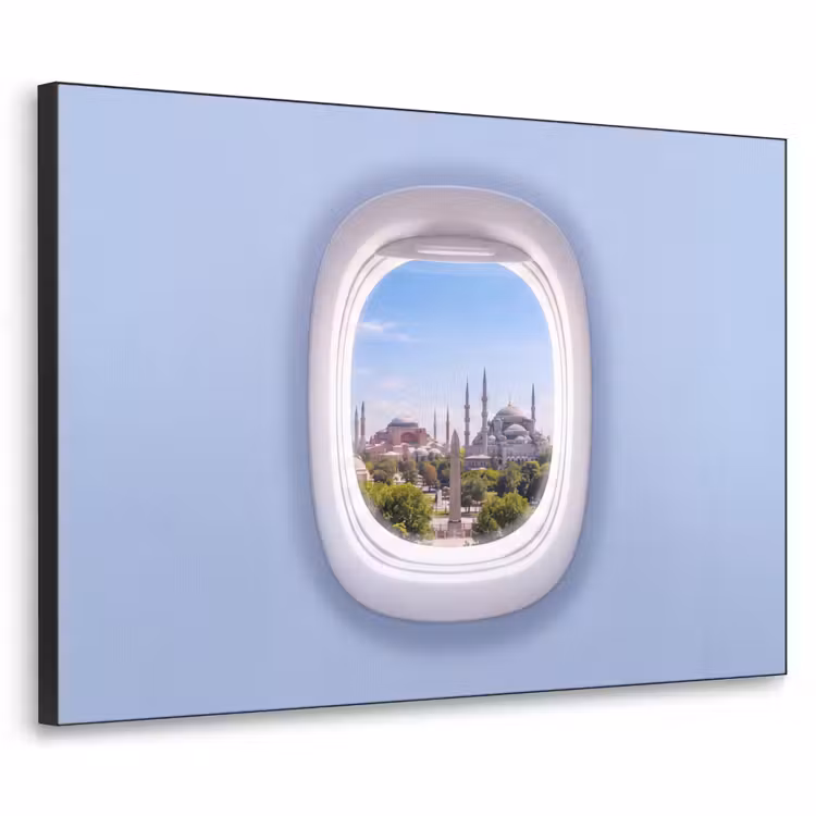 Art frame - Vliegtuigraam - Stad - Reis — 1