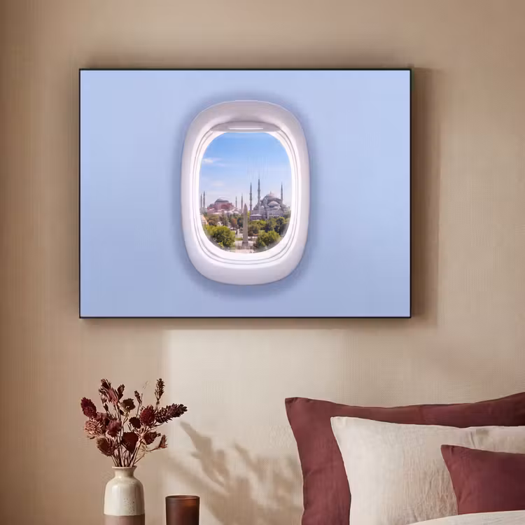Art frame - Vliegtuigraam - Stad - Reis — 3
