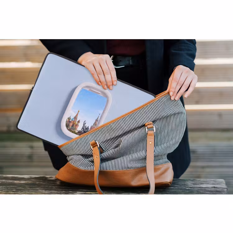 Laptophoes Stadsgezicht - Raam - Reis — 4