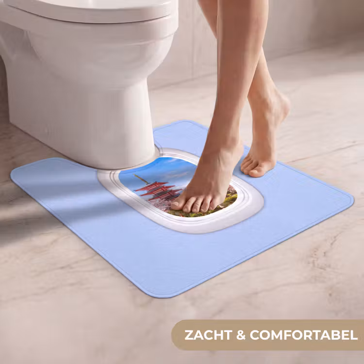 WC Mat - Pagode - Berg - Bloesems — 5