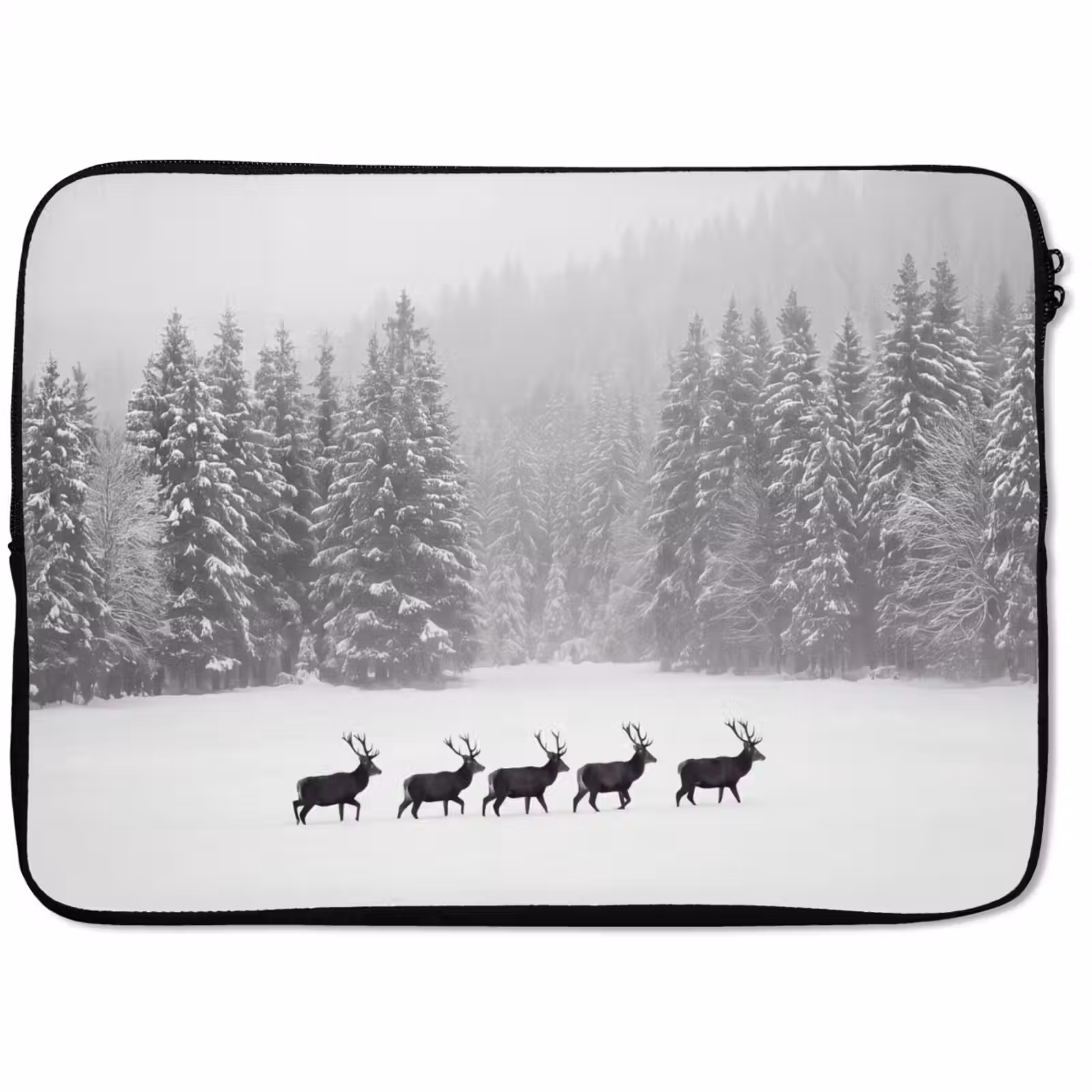 Laptophoes Natuur - Bos - Winter — 1