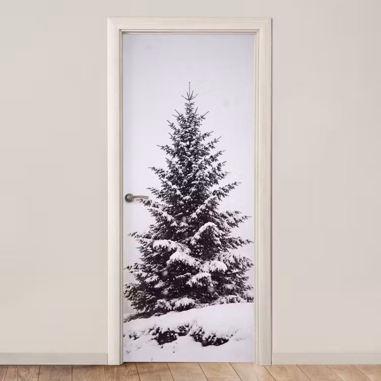 Deursticker - Boom - Winter - Sneeuw — 1