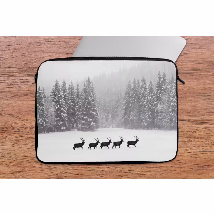 Laptophoes Natuur - Bos - Winter — 2