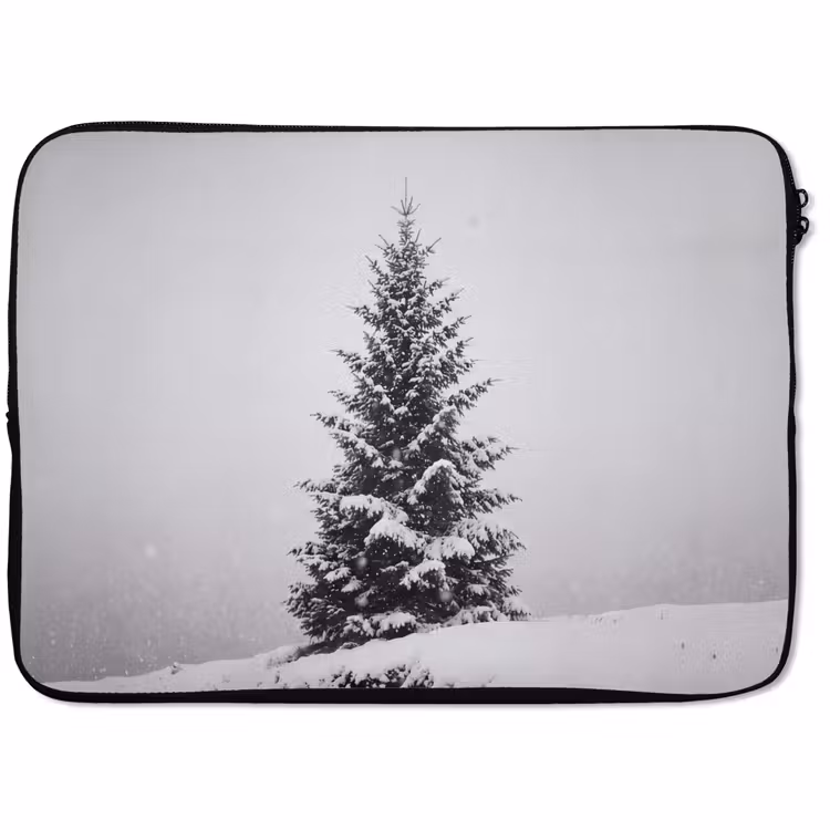 Laptophoes Boom - Winter - Sneeuw — 1