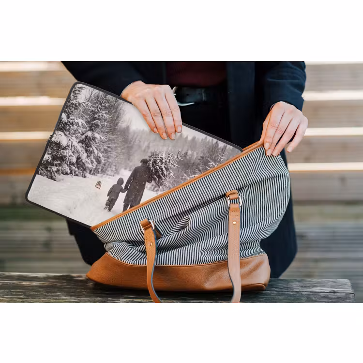 Laptophoes Man - Kind - Winter — 4