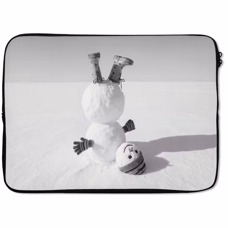 Laptophoes Sneeuwpop - Laarzen - Winter — 1