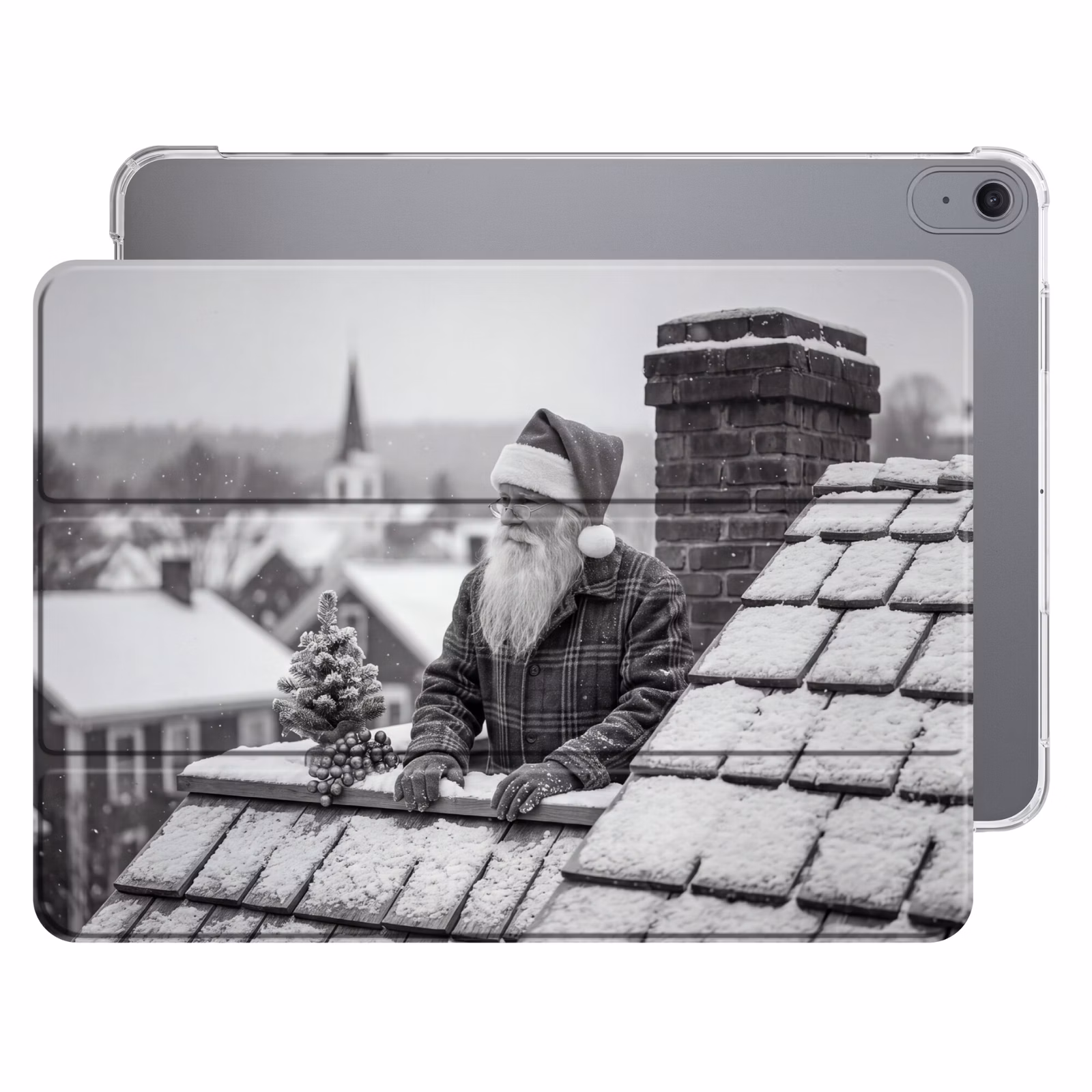 Kerstman - Dak - Sneeuw — 1