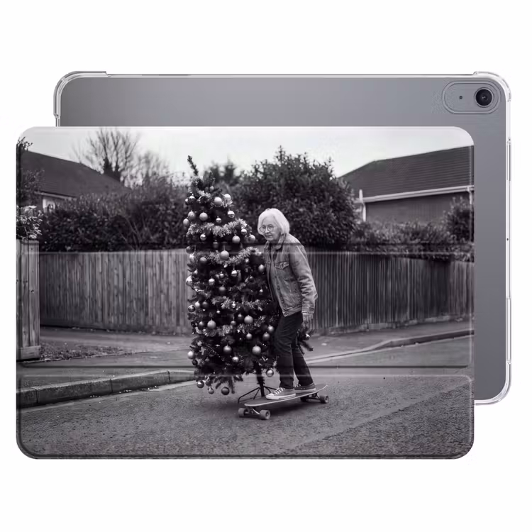 Vrouw - Skateboard - Kerst — 1