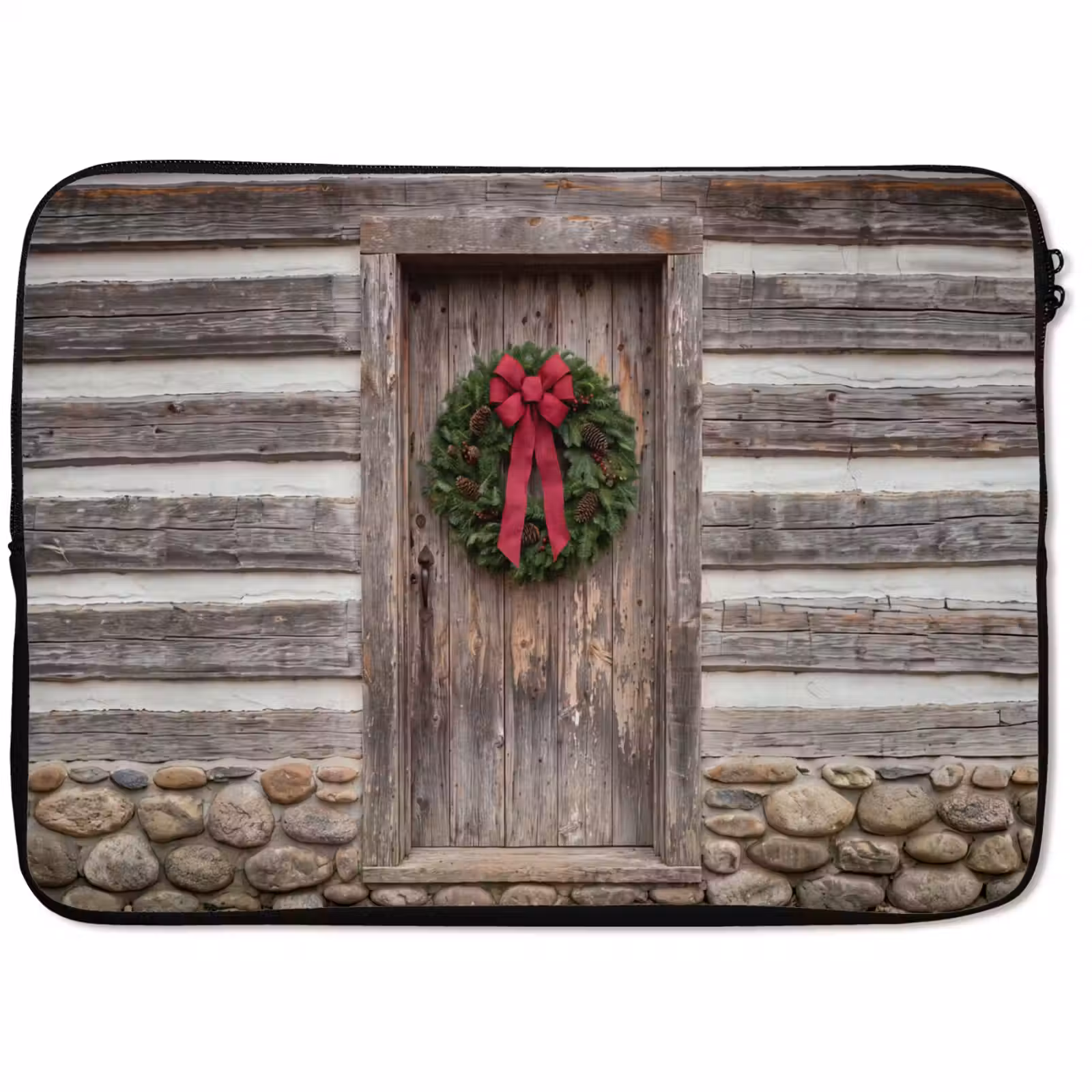 Laptophoes Krâns - Deur - Kerst — 1