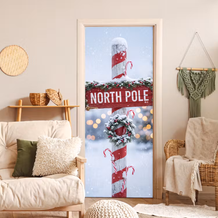 Deursticker - Kerst - Sneeuw - Winter — 4