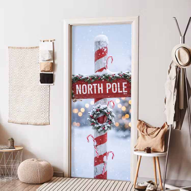 Deursticker - Kerst - Sneeuw - Winter — 8