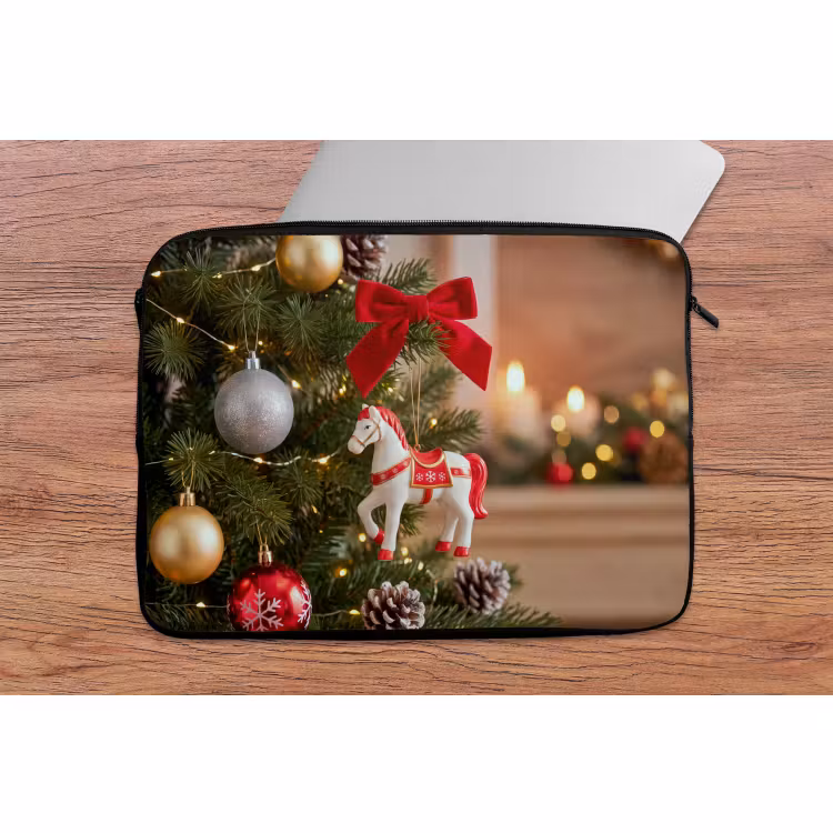 Laptophoes Paard - Kerst - Decoratie — 2