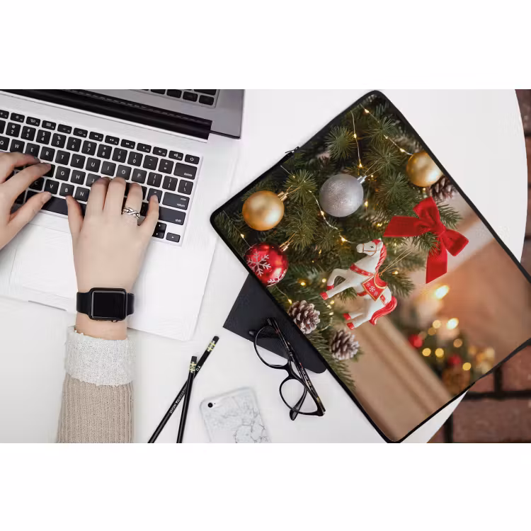 Laptophoes Paard - Kerst - Decoratie — 3
