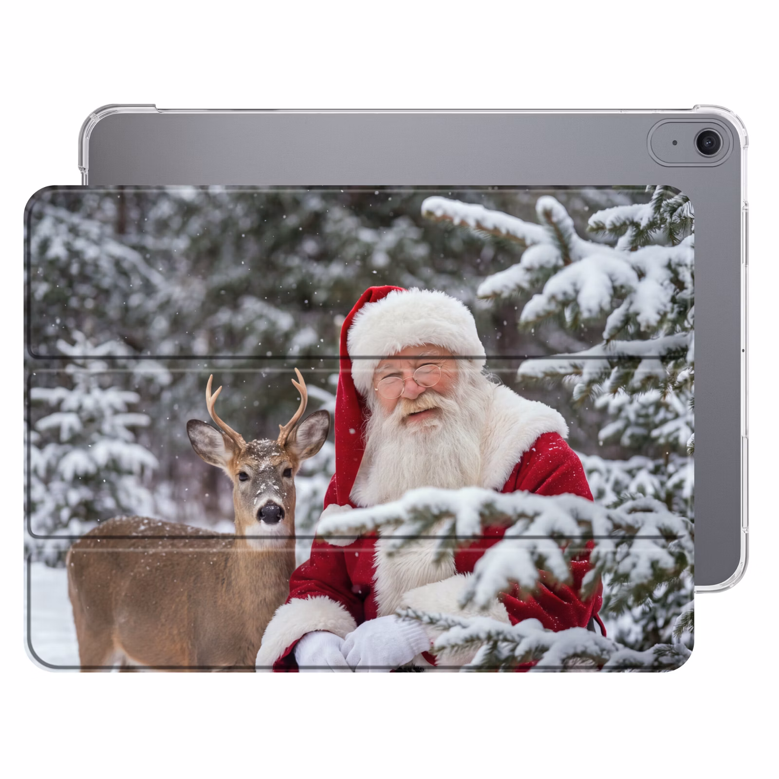 iPad hoes - Kerstman - Hert - Sneeuw — 1