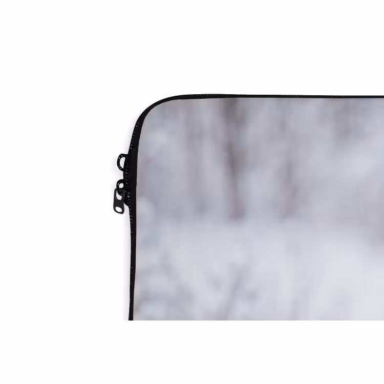 Laptophoes Hert - Natuur - Sneeuw — 5