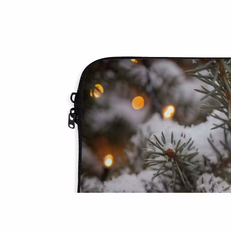 Laptophoes Kerstbal - Sneeuw - Winter — 5