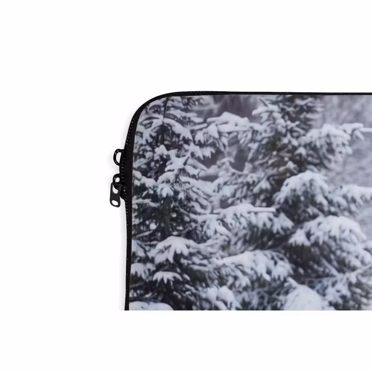 Laptophoes Kerstman - Sneeuw - Winter — 5