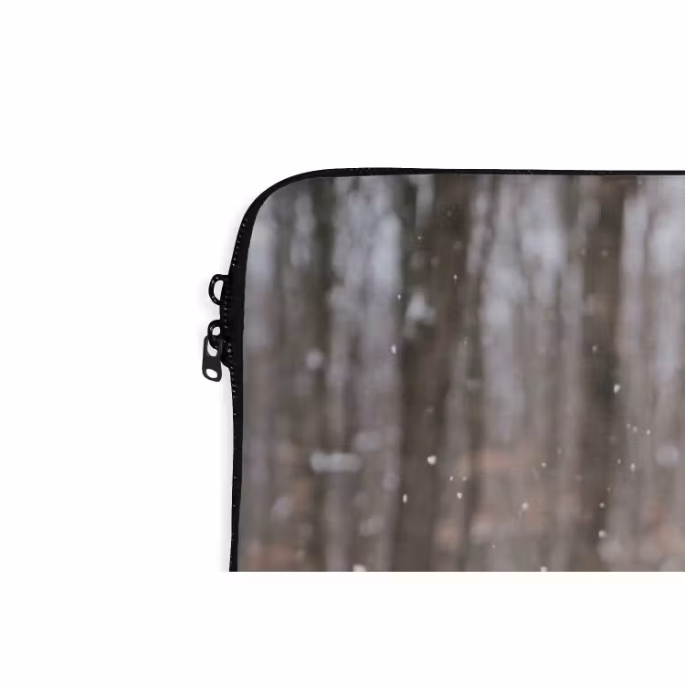 Laptophoes Kerstman - Winter - Sneeuw — 5