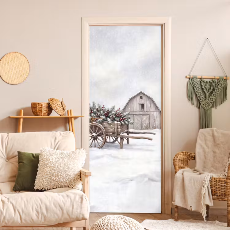 Deursticker - Kar - Winter - Kerst — 4