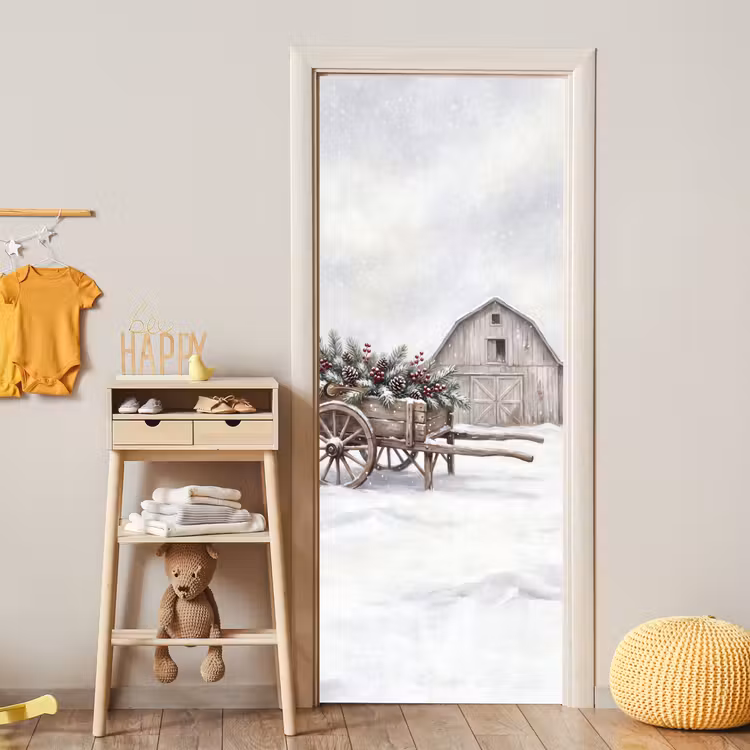 Deursticker - Kar - Winter - Kerst — 6