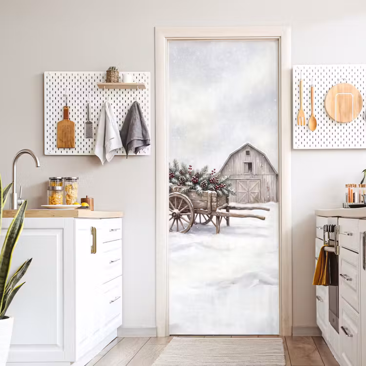 Deursticker - Kar - Winter - Kerst — 7