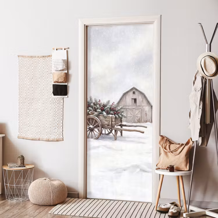 Deursticker - Kar - Winter - Kerst — 8