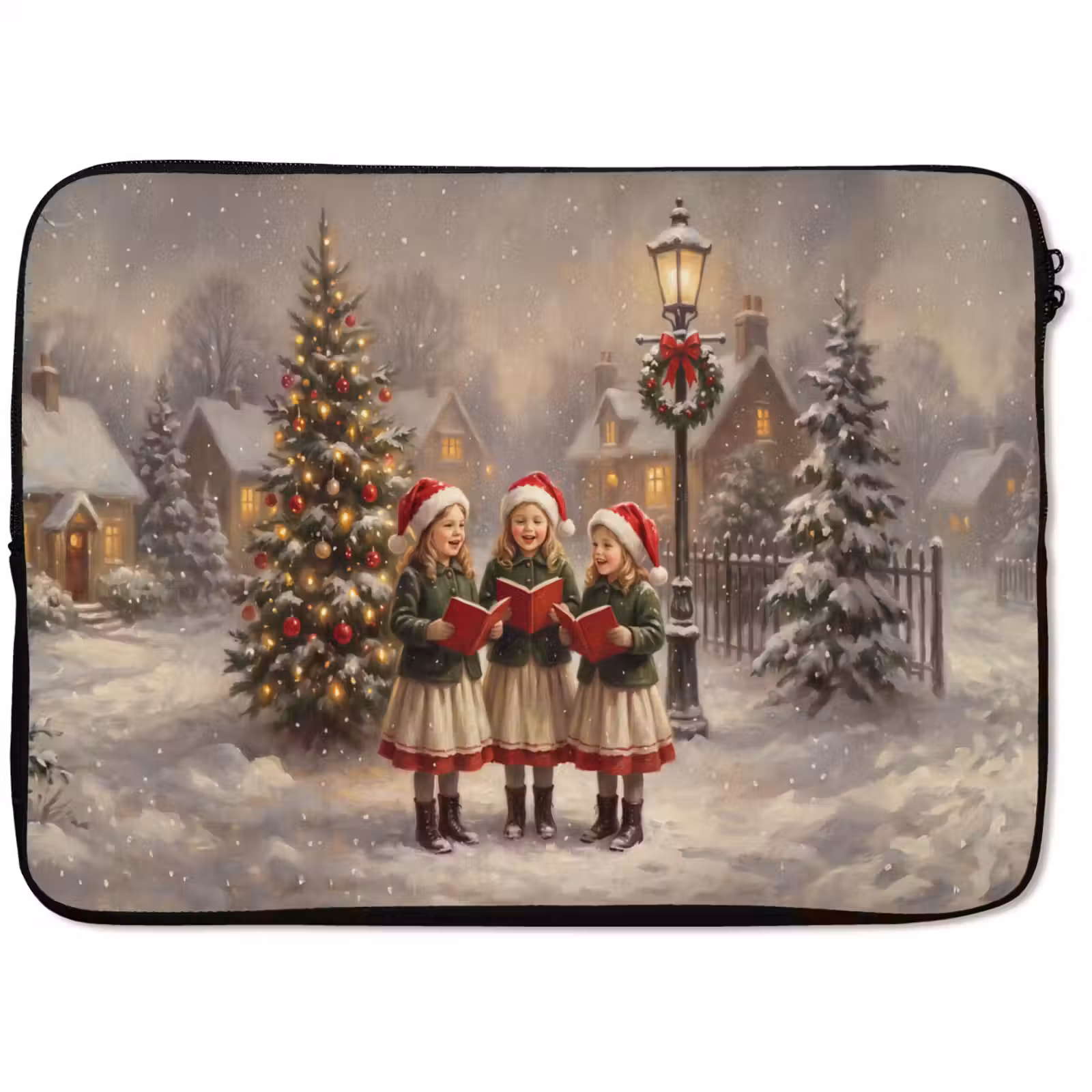 Laptophoes Kinderen - Kerst - Sneeuw — 1
