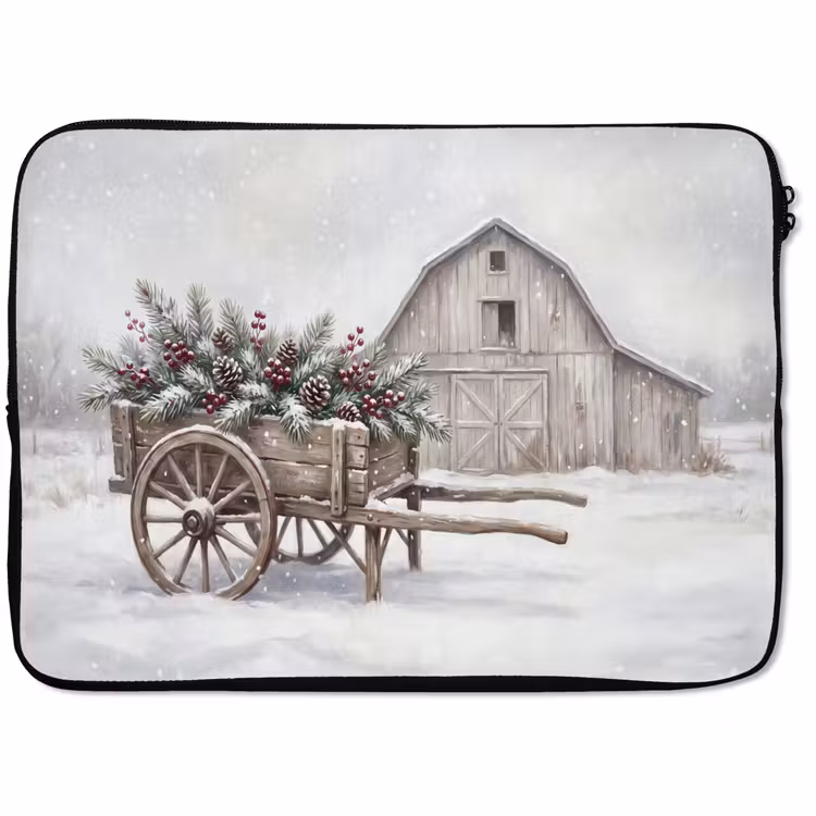 Laptophoes Kar - Winter - Kerst — 1