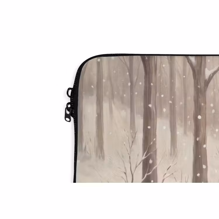 Laptophoes Kat - Vogel - Winter — 5