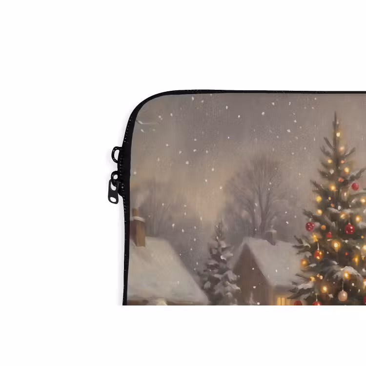Laptophoes Kinderen - Kerst - Sneeuw — 5