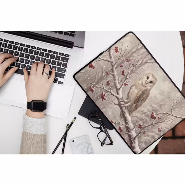 Laptophoes Vogel - Winter - Natuur — 3