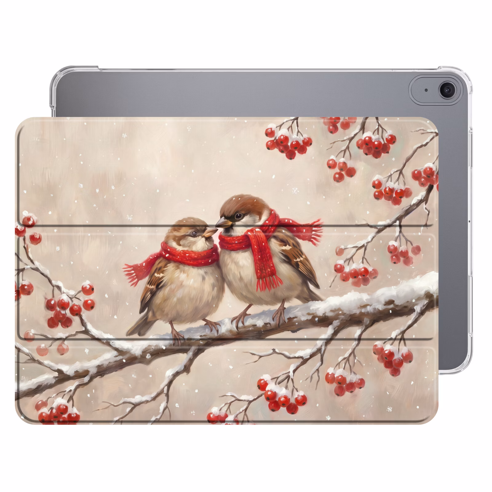 Vogels - Winter - Rood — 1