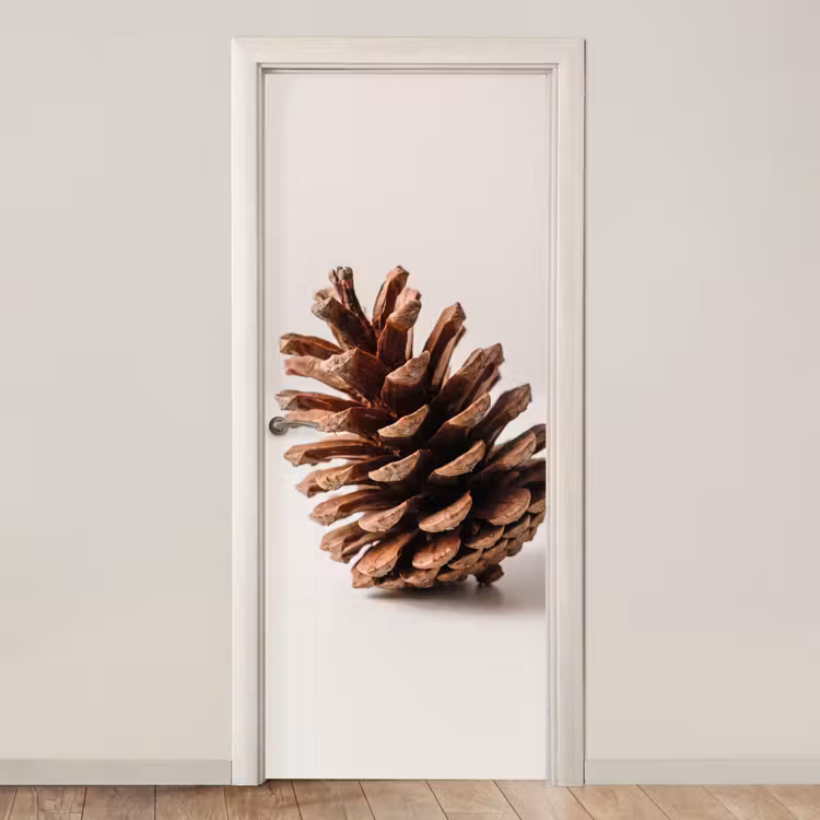 Deursticker - Denappel - Natuur - Bruin — 1