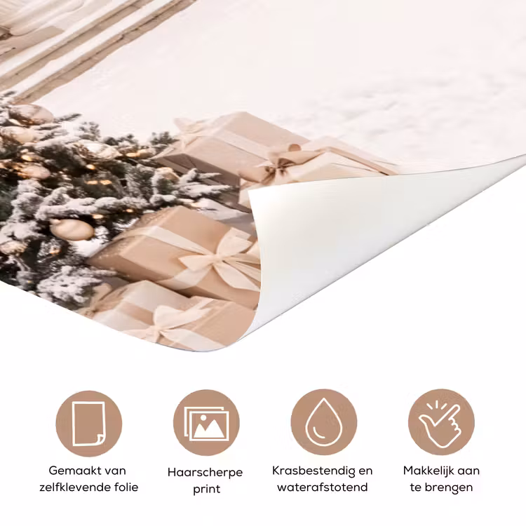 Deursticker - Huis - Kerst - Winter — 3