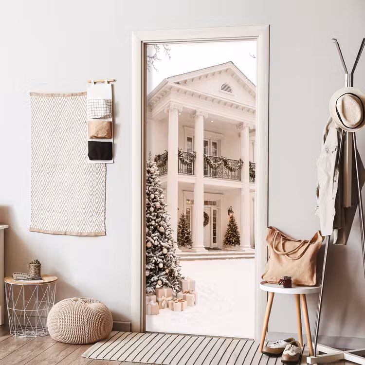 Deursticker - Huis - Kerst - Winter — 8