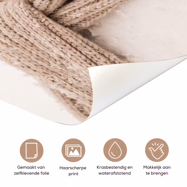 Deursticker - Sneeuwpop - Winter - Sneeuw — 3