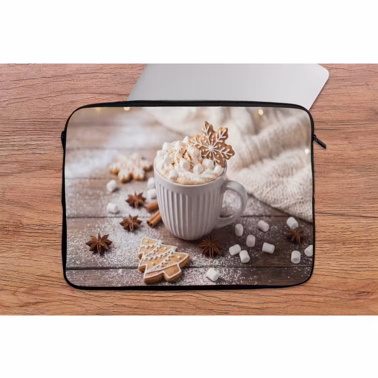 Laptophoes Drank - Marshmallows - Kerst — 2