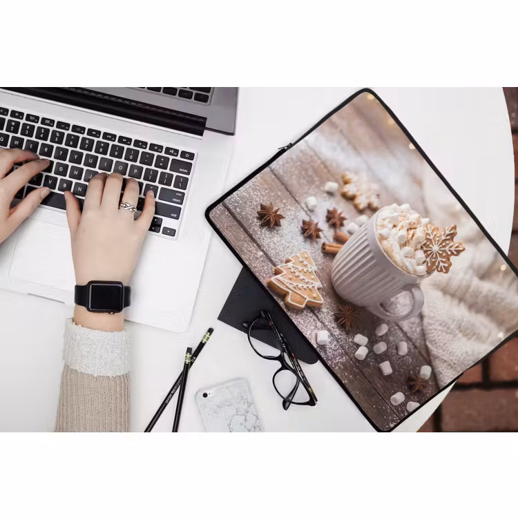 Laptophoes Drank - Marshmallows - Kerst — 3