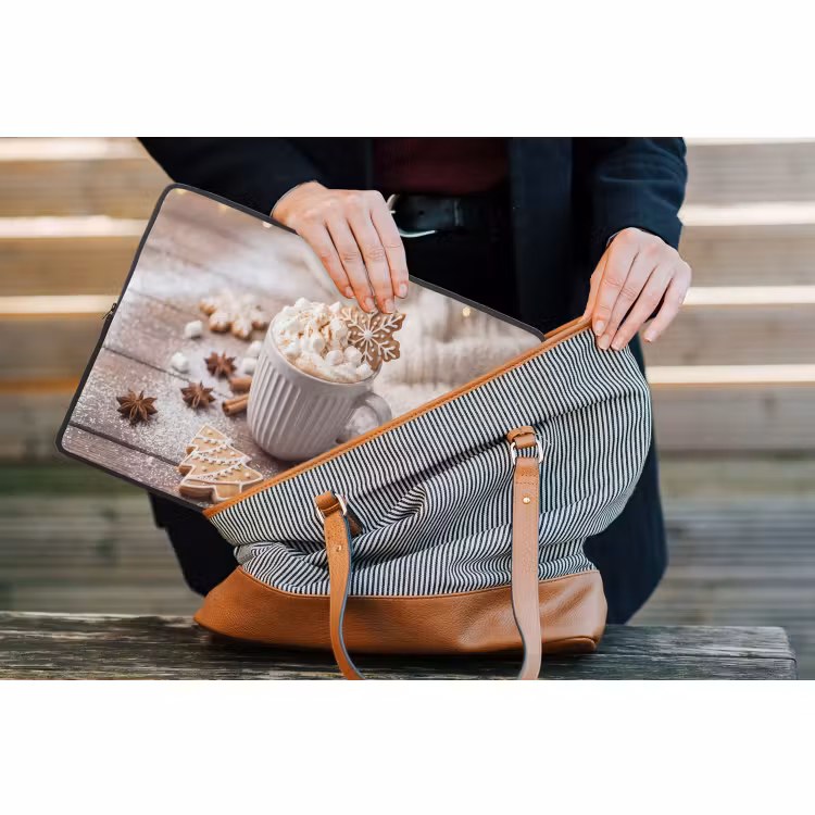 Laptophoes Drank - Marshmallows - Kerst — 4