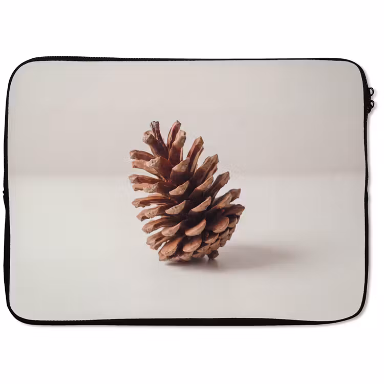 Laptophoes Denappel - Natuur - Bruin — 1