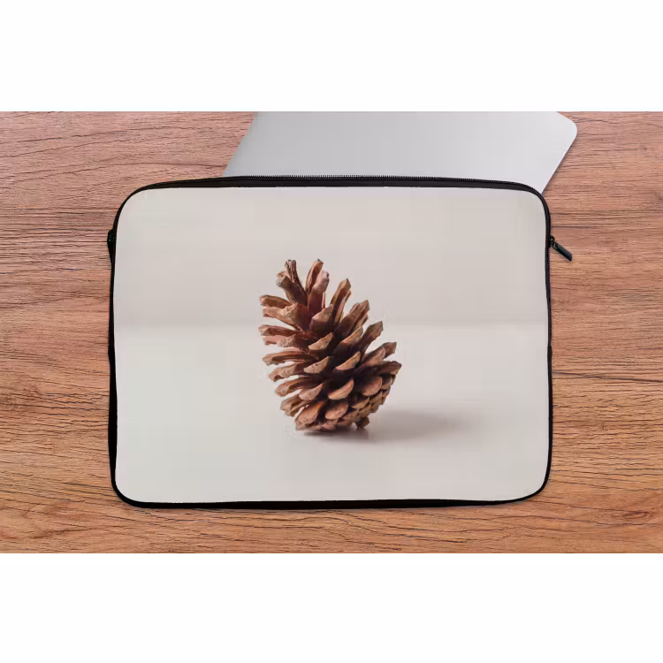 Laptophoes Denappel - Natuur - Bruin — 2
