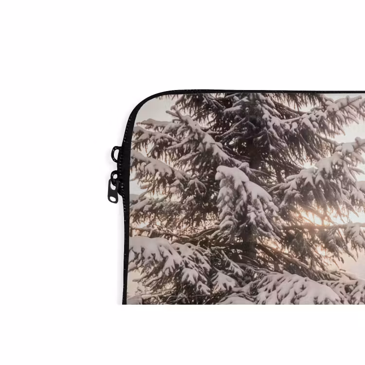 Laptophoes Huis - Sneeuw - Winter — 5