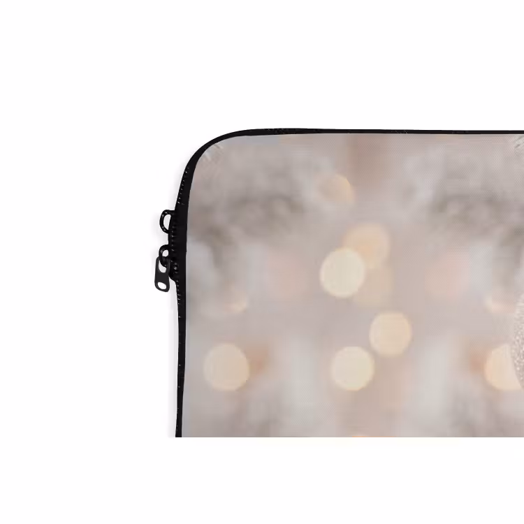 Laptophoes Kerstbal - Kerst - Goud — 5